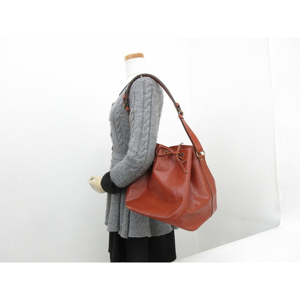 LOUIS VUITTON Epi Petit Noe Drawstring Shoulder Bag Kenya Brown - Picture 11 of 11